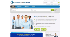 Desktop Screenshot of actuarialjobsnetwork.com